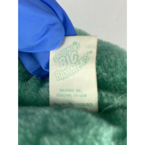 Vintage A-Rod Bear Salvino’s Big Bammers #3 Alex Rodriguez 15” Green Plush Bear - Picture 6 of 9